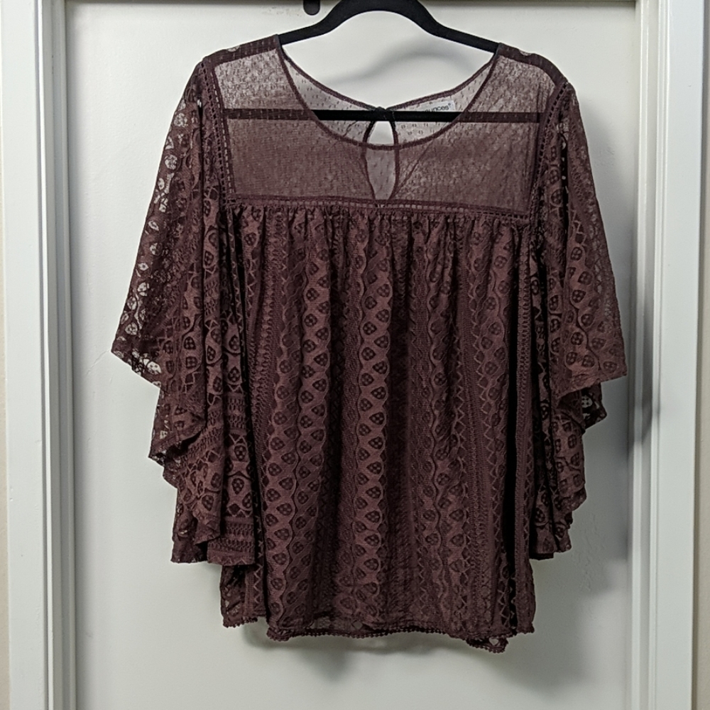 Maurice's lace top